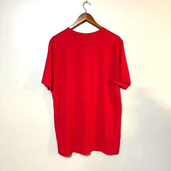 Prego Red Graphic T-Shirt XL Bella+Canvas 100% Cotton Tomato & Pasta Design - Picture 5 of 7